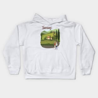 Tuscany Tourists Kids Hoodie